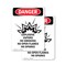 Signmission Explosive Vapors No Danger Sign, Plastic, 7in W x 10in L, 2PK OS-2PACK-DS-P-710-V-1211 - alternate 1